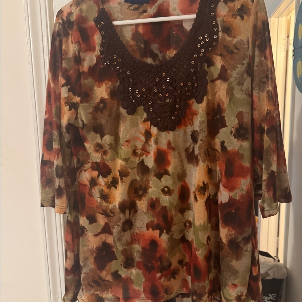 SML Sport fall Floral Women's Top